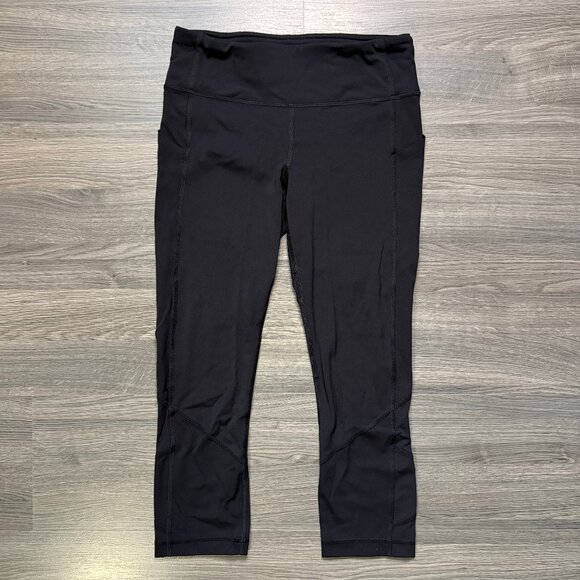 Lululemon Women's Pace Rival Crop 22" Leggings - Black - Picture 6 of 12
